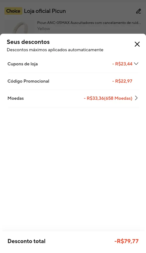 Imagen na descrição da promoção