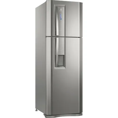 [REEMBALADO] Geladeira/Refrigerador Electrolux Duplex TW42S Top Freezer 382L Inox - 220V | R$1899