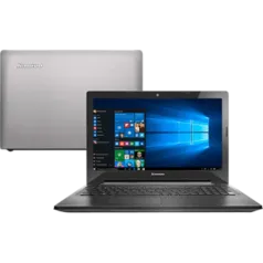 Notebook Lenovo G50-80 Intel Core i5 8GB (2GB de Memória Dedicada) 1TB Tela LED 15,6" Windows 10 Bluetooth - Prata