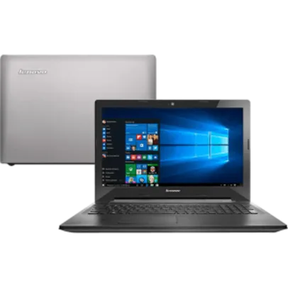 Saindo por R$ 2150: Notebook Lenovo G50-80 Intel Core i5 8GB (2GB de Memória Dedicada) 1TB Tela LED 15,6" Windows 10 Bluetooth - Prata | Pelando