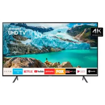 Smart TV 4K Samsung LED 55", Bluetooth® - 55RU7100 R$  2374