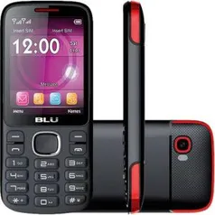 Celular Blu Jenny Desbloqueado Preto-Vermelho 32MB | R$99