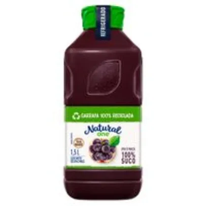 [Regional / 80% OFF na 2unid] - Suco de Uva e Maçã Integral Refrigerado Natural One 100% Suco 1,5 Litros