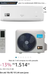 Ar-Condicionado Split HW Inverter Springer Midea Xtreme Save Connect C 9.000 BTUs Só Frio 220V