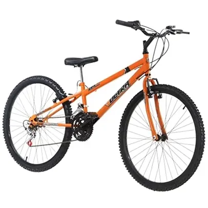 ULTRA BIKE Bicicleta Bikes Rebaixada Aro 26 – 18 Marchas Laranja