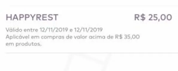 R$25 OFF em Compras acima de R$35 no James Delivery