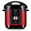 Product image Panela de Pressão Elétrica 3L, Mondial, Vermelho/Inox, 700W, 110V - PE-47-3L-RI