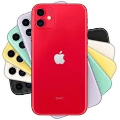 iPhone 11 64gb vermelho pagando com AME | R$3778