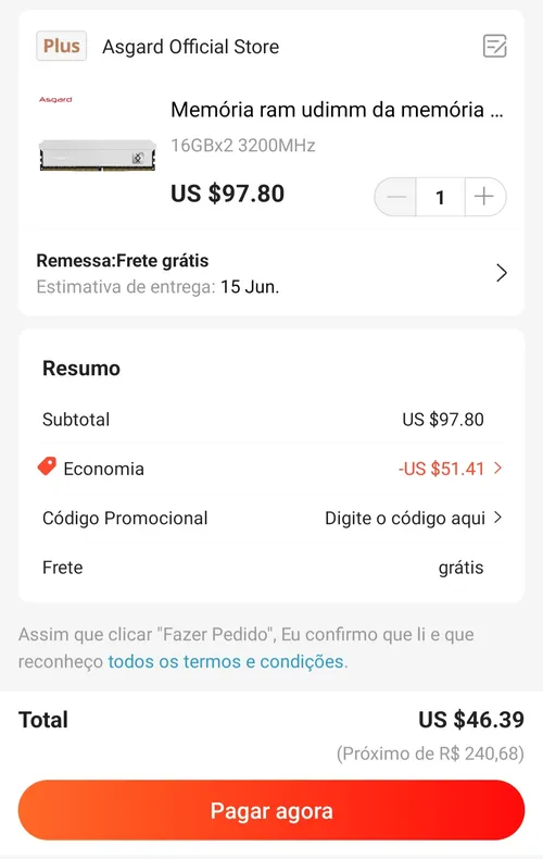 Imagen na descrição da promoção