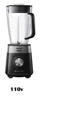 Liquidificador Philips Walita Serie 5000 RI2242/91 - Preto 12 Velocidades + Pulsar 1200W