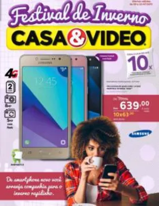 Smartphone Samsung Galaxy J2 Prime - R$ 639