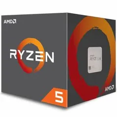 Processador AMD Ryzen 5 2600 3.4GHz / 3.9GHz Six Core 16MB AM4 - YD2600BBAFBOX