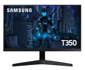 Monitor Gamer Samsung 22 FHD, 75Hz, HDMI, VGA, Freesync,LF22T350FHLMZD, Série T350 - Preto