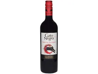 (LEVA 2 PAGA1) Vinho Tinto Seco Gato Negro Cabernet Sauvignon - 750ml | R$25