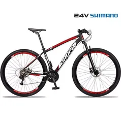 Bicicleta 29 Dropp Z3 Shimano TZ 24 Vel Freio a Disco MTB Alumínio