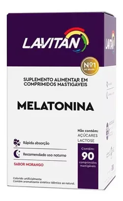 Suplemento Alimentar Lavitan Melatonina 90 Cápsulas