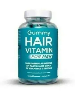 Saindo por R$ 104,9: Gummy Hair Vitamin For Men | R$105 | Pelando