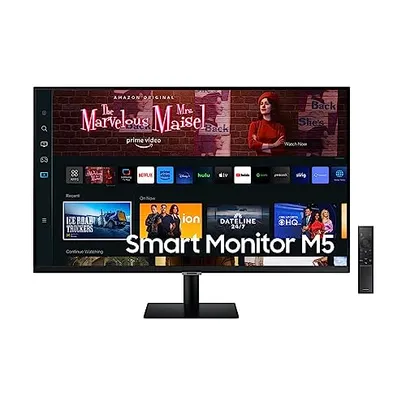 Saindo por R$ 1299: Monitor Smart Samsung 27", FHD, Tizen™, USB, HDMI, M5 2023 | Pelando
