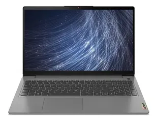 Notebook Lenovo IdeaPad 3 prata 15.6, AMD Ryzen 5 5500U  8GB de RAM 256GB SSD, AMD Radeon RX Vega 7 1920x1080px Linux