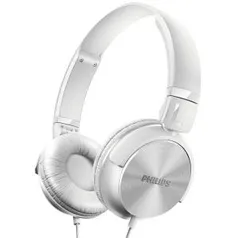 Fone de Ouvido Philips SHL3060WT/00 com Estilo DJ de Monitoramento – Branco R$57