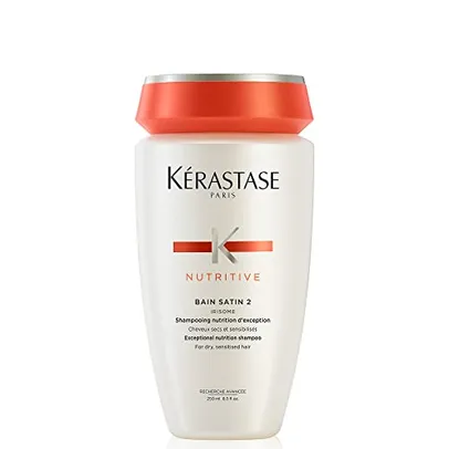 Kérastase Shampoo Nutritive Bain Satin 2, Cabelos ressecados, Nutrição, Complexo Irisome, 250 ml