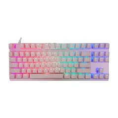 Teclado Mecânico Motospeed K82 Rosa Outemu Azul RGB