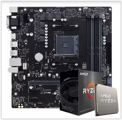 Kit Upgrade Ryzen 7 5700X + Placa Mãe B550