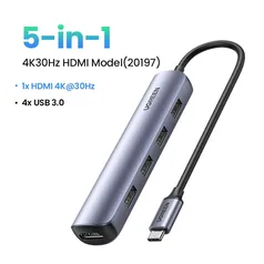 Hub Usb C 5 em 1 Ugreen  