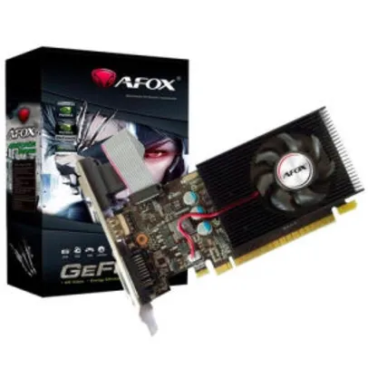 Geforce AFOX GT 730 4GB DDR3 - Placa de Vídeo | R$ 468