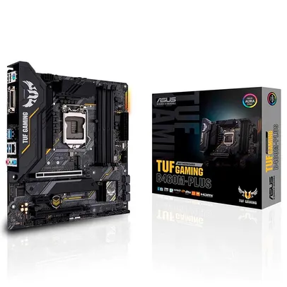 Placa Mãe Asus TUF Gaming B460M-Plus, Intel LGA1200, mATX, DDR4 