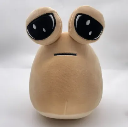 [Taxa inclusa] Boneco pelúcia Pou com enchimento de algodão - 20cm