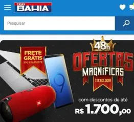 Promoção nas Casas Bahia