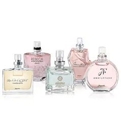 Kit 5 perfumes minisséries feminino jequiti | R$62