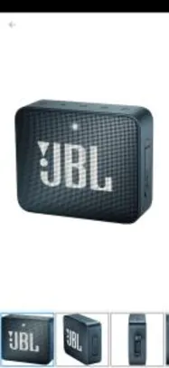 Mini caixa de som JBL GO 2 bluetooth - 3W à prova de água | R$160