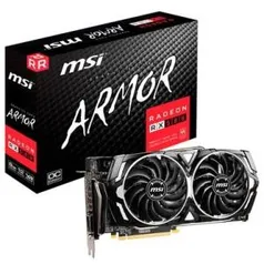 Placa de Vídeo MSI AMD Radeon RX 580 Armor X, 8GB, GDDR5 - R$789