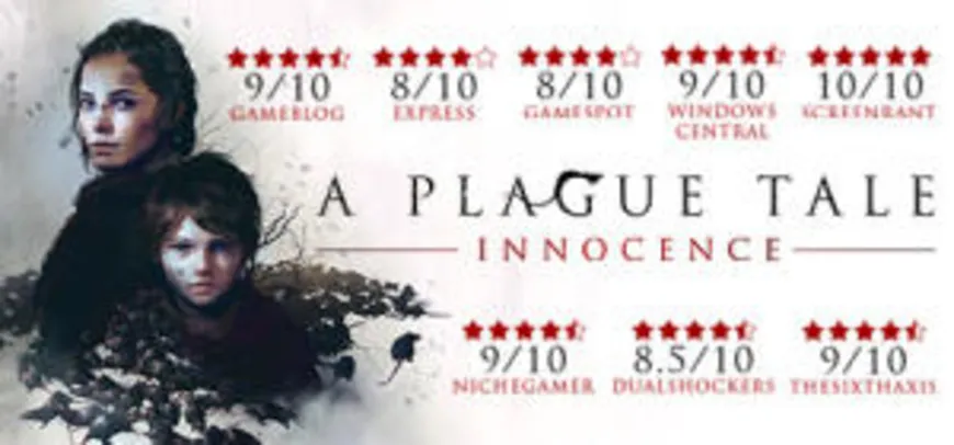 A Plague Tale: Innocence | 66% off | R$ 40,76