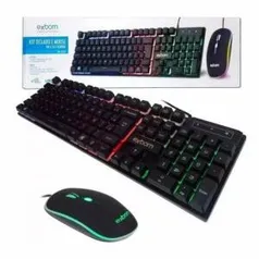 Kit Teclado Gamer Mouse E Teclado Led Rgb Bk-g550 | R$ 50