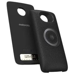 Moto Snap - Moto Stereo Speaker - Capa Traseira para Linha Moto Z - Preto