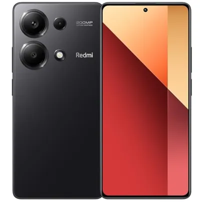 Smartphone Xiaomi Redmi Note 13 Pro 4G 8+256 GB, MediaTek, Helio G99-Ultra, Câmera OIS de 200 MP, Carregamento Turbo 67W, Tela AMOLED 6,67 “, NFC