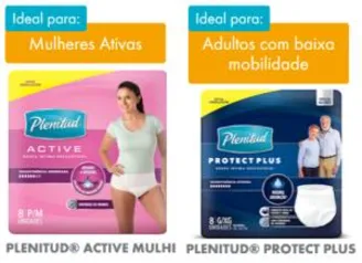 [AMOSTRA GRÁTIS] Absorventes Plenitud - Feminino e Masculino