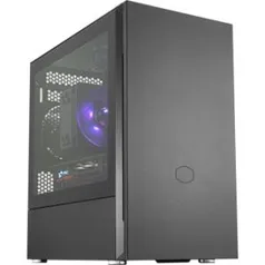 Gabinete Gamer Cooler Master Silencio S400, Mid Tower, Black, S-Fonte | R$680