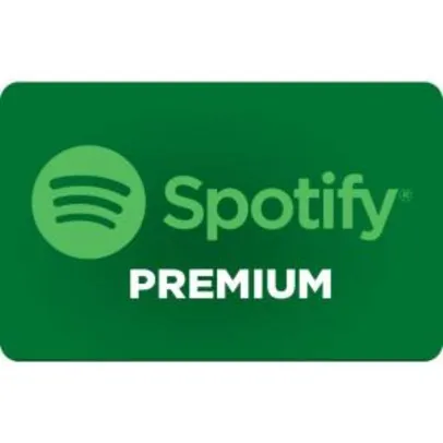 Gift card digital Spotify Premium - R$7