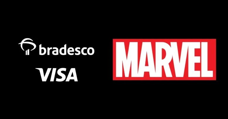 Visa e Bradesco vão sortear prêmios de até R$18 mil e diversos produtos Marvel