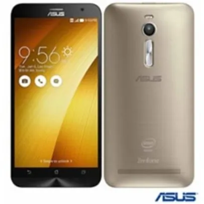 [ShopFacil] Asus Zenfone 2 Dual, 32 GB e Câmera de 13 MP. Dourado