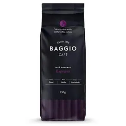 Baggio Bourbon Espresso Moido 250g Baggio Café | R$13