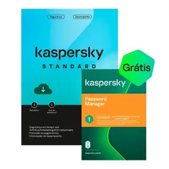 Kaspersky Standard + Kaspersky Password Manager 1 Dispositivo 1 Ano, Digital para Download