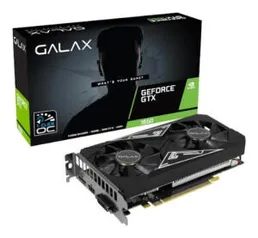 Placa de vídeo Nvidia Galax EX Plus GeForce GTX 16 Series GTX 1650 65SQL8DS93E1 4GB - R$1069