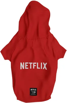 Moletom Future Pet Netflix Vermelho para Cães