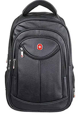 Mochila Executiva Pu, Swissland, Unissex, Black