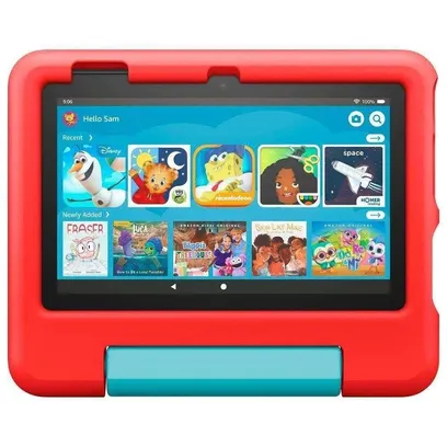 Product photo Tablet Amazon Fire 7 Kids 2Gb De Ram / 32GB / Tela 7 - Vermelho